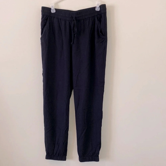 🌸LUCKY BRAND Womens Pocketed Drawstring Elastic Waist Cuff Lounge Pants - Picture 2 of 10